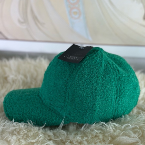 NWT Do Everything In Love Solid Sherpa Baseball Cap Kelly Green - Picture 5 of 8